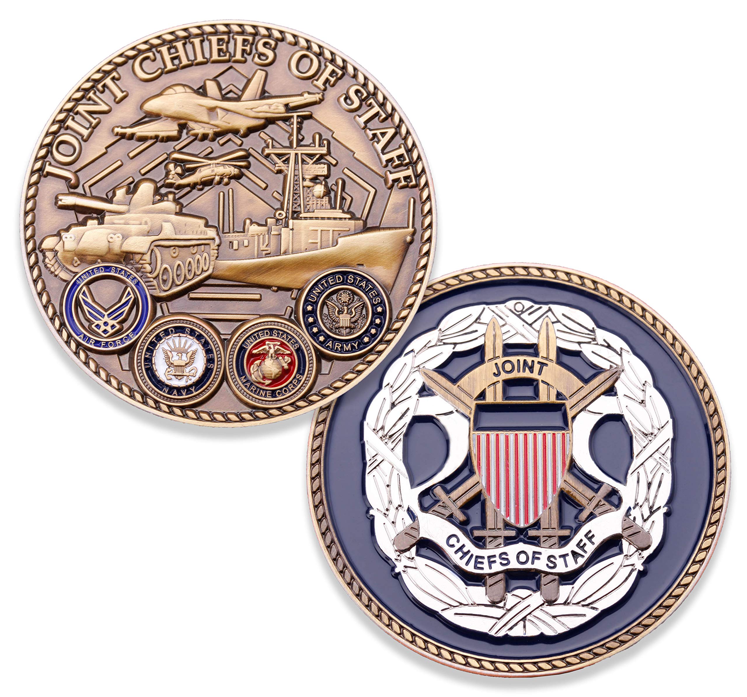 Amazon.com: Joint Chiefs of Staff Challenge Coin - JCOS Military